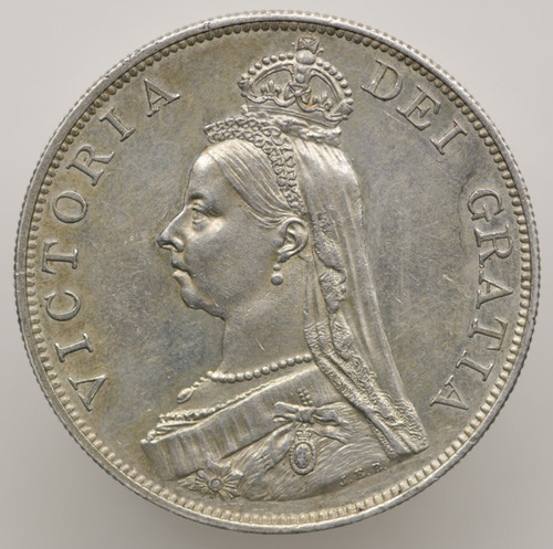 1887 double florin silver - 1887,