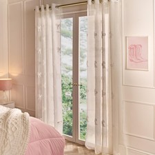 OHS Tufted Bows Voile Net