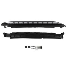 Aluminium Running Boards for Mercedes ML350 W166 12-15 GLE 16-18 Non-Slip Black