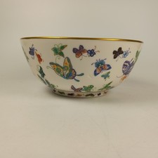 The Franklin Mint Bowl of a Hundred Butterflies by Mei Lin Li 1989