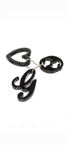 Gucci heart initial - gucci, &
