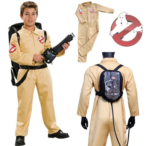 Kids boys ghostbuster cosplay - kids,