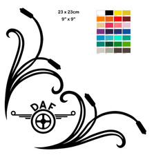 Daf window vinyl sticker - daf, x2