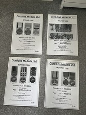 Gordons medals catalogues - gordons,