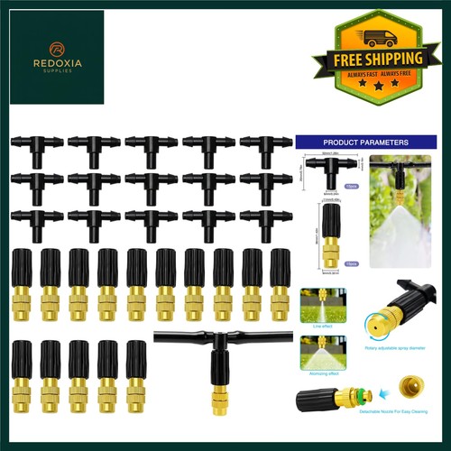 Adjustable brass misting - adjustable,