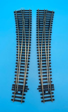 2 X PECO STREAMLINE OO/HO GAUGE CURVED POINTS – 1 X R/H + 1 X L/H APPROX 250mm