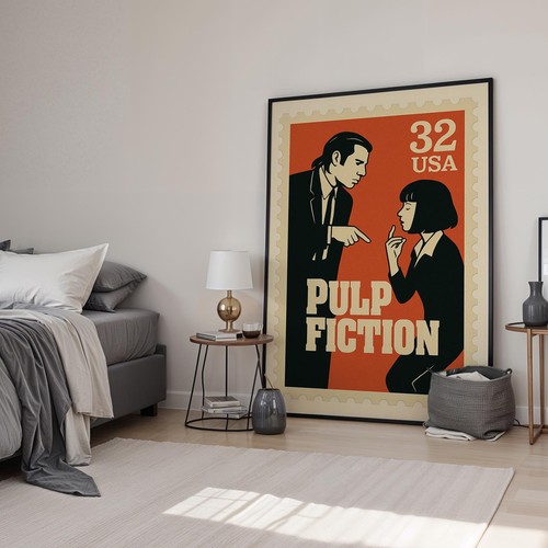Pulp fiction movie retro - pulp,