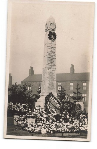 Wwi war memorial silsden - war,