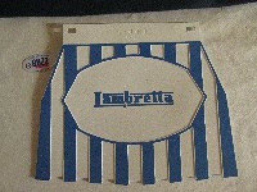 Lambretta mudflap white - white, and