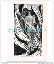 TWO GLORIOUS SHAPES SWEEPING UPWARDS..., AYESHA, BOOK ILLUSTRATION, 1905