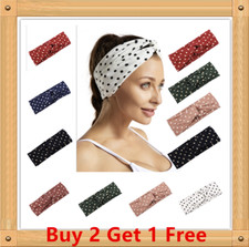 UK Stretchy Dots Twist Knot