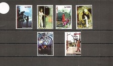Sierra Leone 2004 SG4299 6v ex sheet NHM Steam Loco Bicent-Loco/Railway Workers