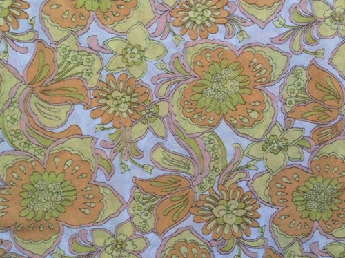 225cm vintage retro - 225cm, flower