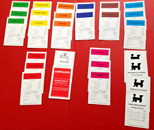 Full Set 1996 Standard EDT Monopoly Title Deeds Property Cards FREE UK POSTAGE