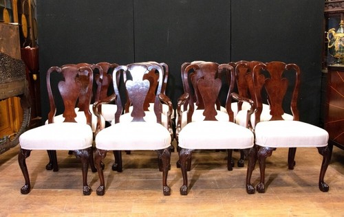 Set queen anne dining chairs - dining,