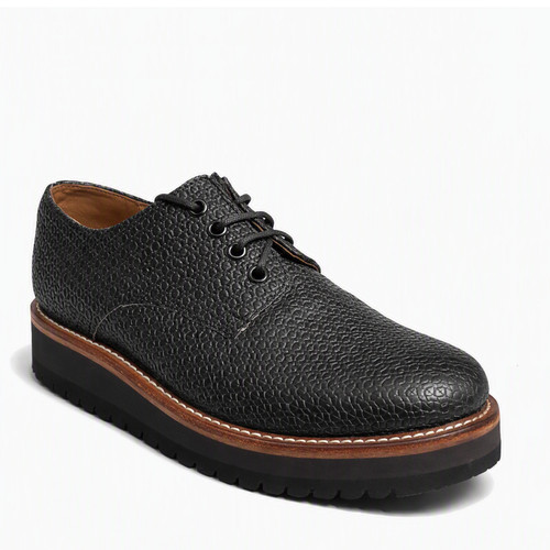 Grenson ladies black embossed - ladies,