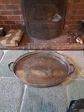Large Vintage Silver Plate