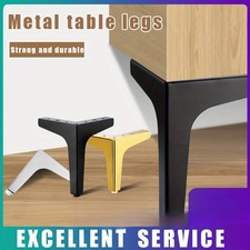 4pcs Modern Furniture Legs Gold Black Sofa Feet Table Bed Chair Cabinet Support
