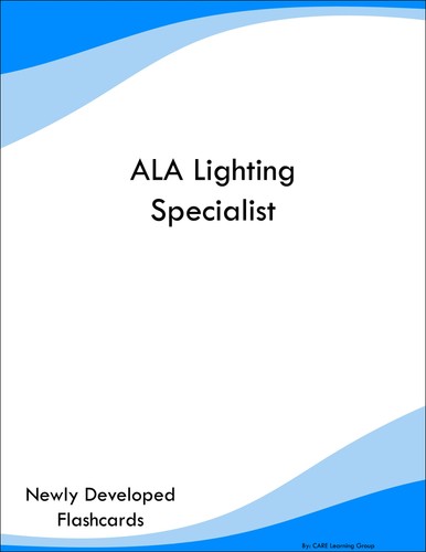 Ala lighting specialist study - ala,