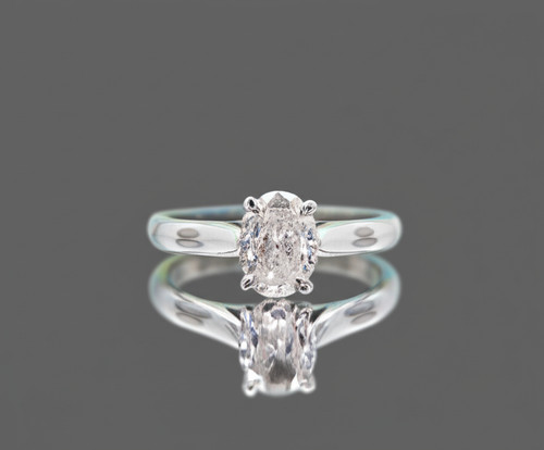 Gold diamond engagement - gold, ring