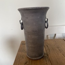 Vintage Planter Vase Shabby Chic Heavy Garden Flowers Pot Home Decoration Rustic