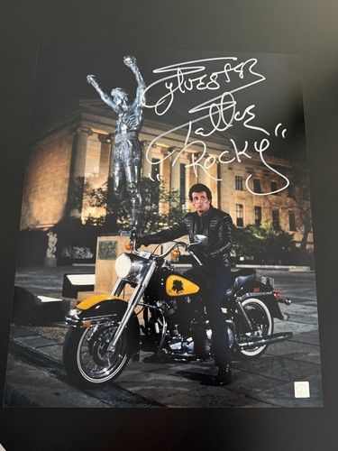 Sylvester stallone autographed - stallone,
