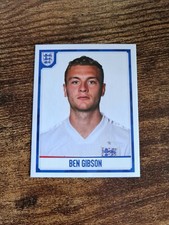 2016 Rare Rookie Ben Gibson Panini England U21's Sticker New Mint