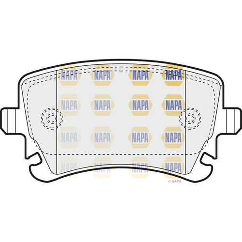 Brake pads set - rear, nbp1698