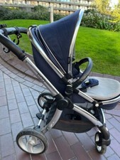  Egg pram Navy - stroller and carrycot. With tandem option.