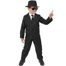 Child 1980s blues - blues, suit
