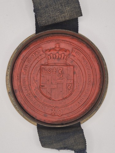 Antique wax seal impression - seal,