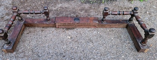 Vintage dark wood adjustable - wood,