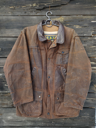 Barbour a1550 bushman - bushman, waxed