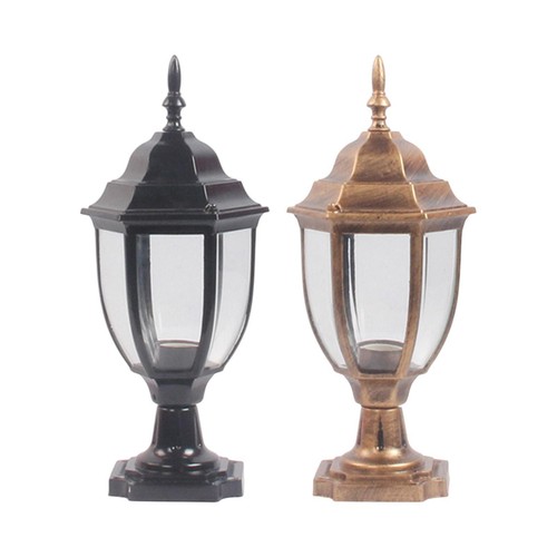 Outdoor pillar lights clear - pillar,