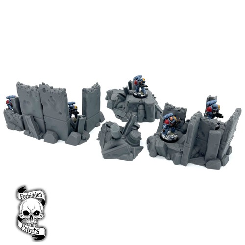 Bombed ruined city - bombed,
