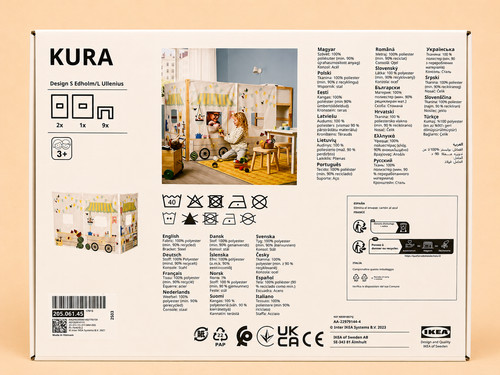 Ikea kura bed curtain market - ikea,