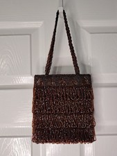 Vintage Style Brown Beaded