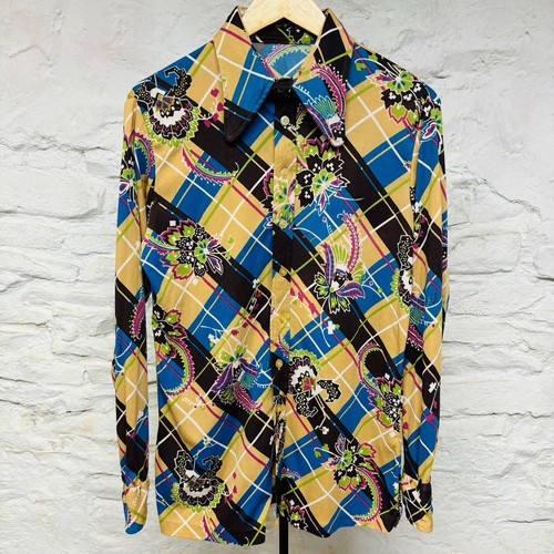 Vtg 70s disco shirt - vtg,