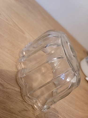 Vintage clear glass - clear, jelly