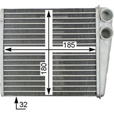 Mahle Heater for Volkswagen Golf GT TDi BMN 2.0 April 2006 to December 2009
