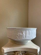 Franklin Mint Fine Porcelain Romeo & Juliet Serving Bowl/Catch All Display 24K