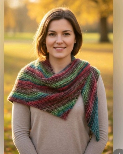 Hand knitted asymmetrical - hand,
