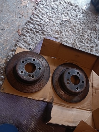 Brake discs pair solid - discs,