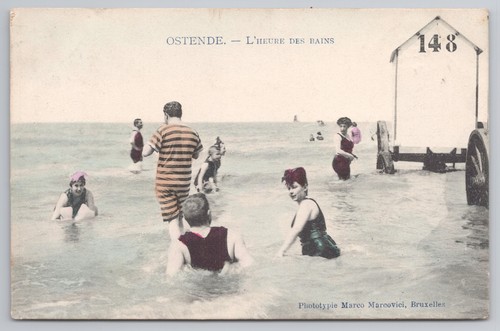 Ostende heure des bains - des,