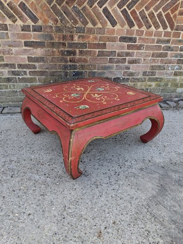 Oriental red lacquer - red, coffee
