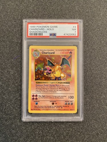 Charizard shadowless holo - 🔥,