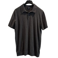 Gap Sweater Polo Shirt Gray