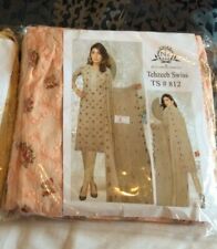 Chawal Fabrics Peach Tehzeeb Swiss 3 piece suit.