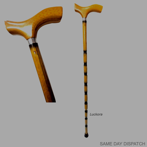 Wooden walking stick - wooden, premium