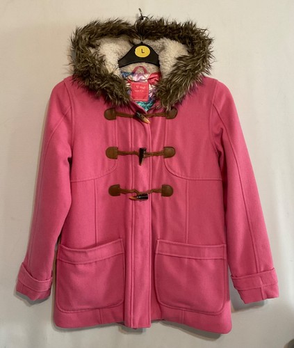 Next girls pink - hooded, wool